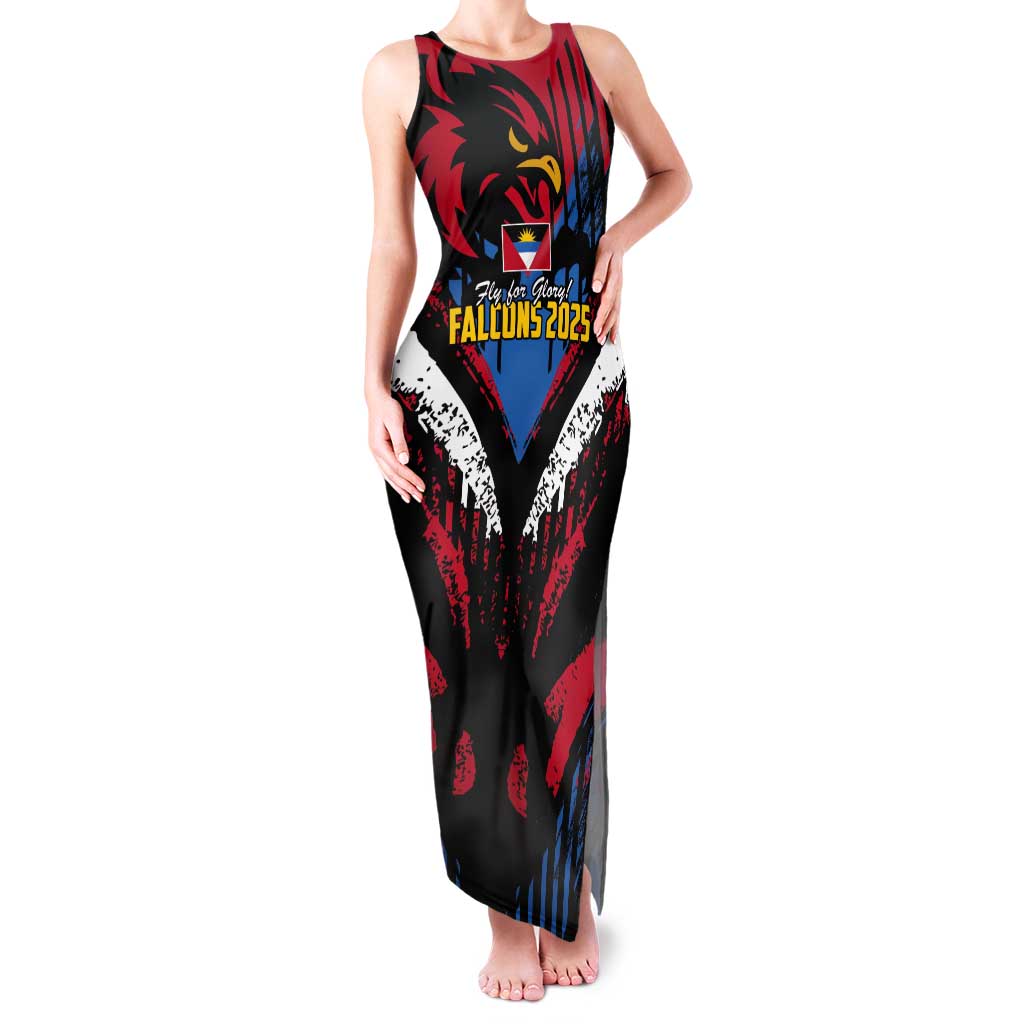 Caribbean Cricket Antigua and Barbuda Tank Maxi Dress First Crown Forever Proud - Wonder Print Shop