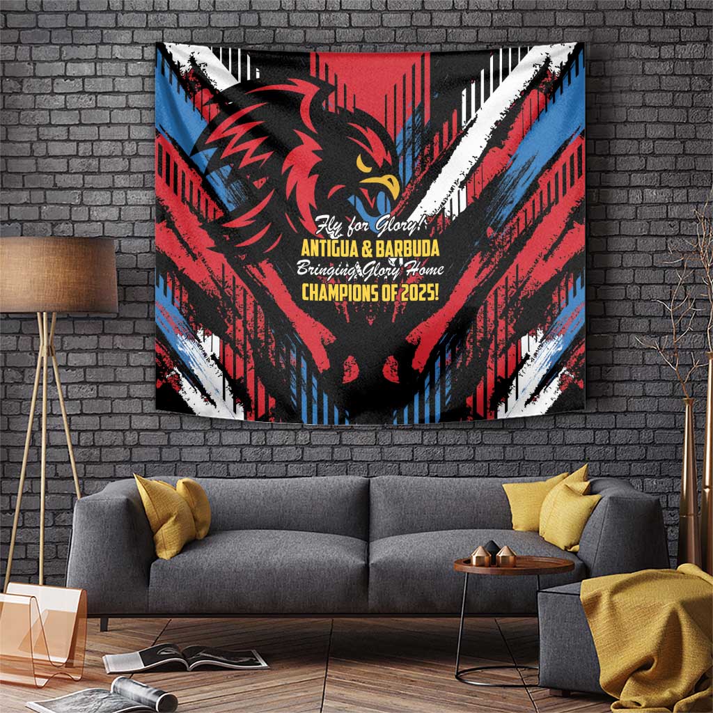Caribbean Cricket Antigua and Barbuda Tapestry First Crown Forever Proud - Wonder Print Shop