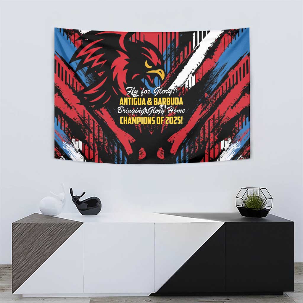 Caribbean Cricket Antigua and Barbuda Tapestry First Crown Forever Proud - Wonder Print Shop