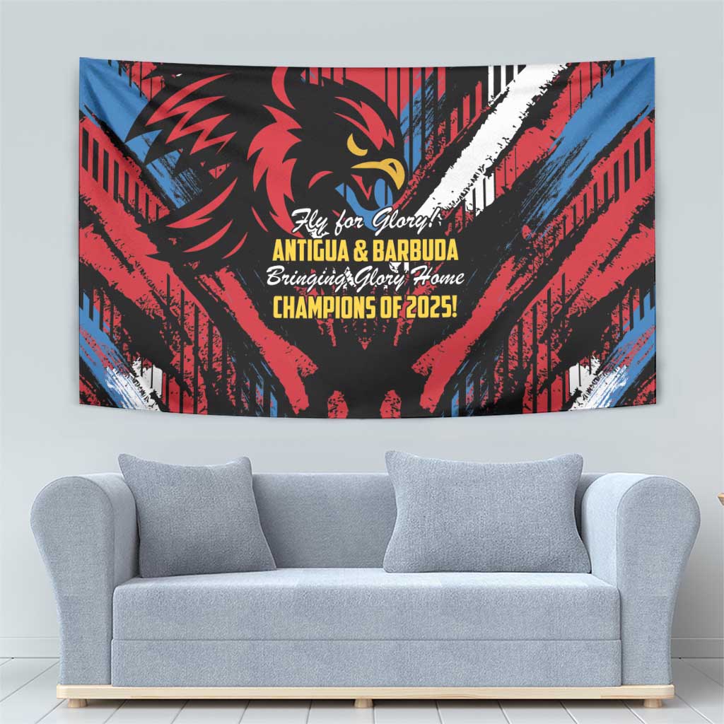 Caribbean Cricket Antigua and Barbuda Tapestry First Crown Forever Proud - Wonder Print Shop