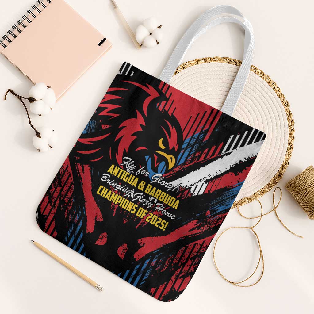 Caribbean Cricket Antigua and Barbuda Tote Bag First Crown Forever Proud - Wonder Print Shop