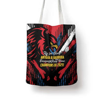 Caribbean Cricket Antigua and Barbuda Tote Bag First Crown Forever Proud - Wonder Print Shop