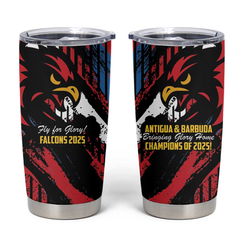 Caribbean Cricket Antigua and Barbuda Tumbler Cup First Crown Forever Proud - Wonder Print Shop