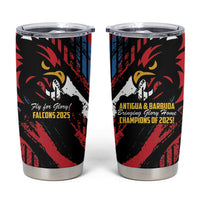 Caribbean Cricket Antigua and Barbuda Tumbler Cup First Crown Forever Proud - Wonder Print Shop