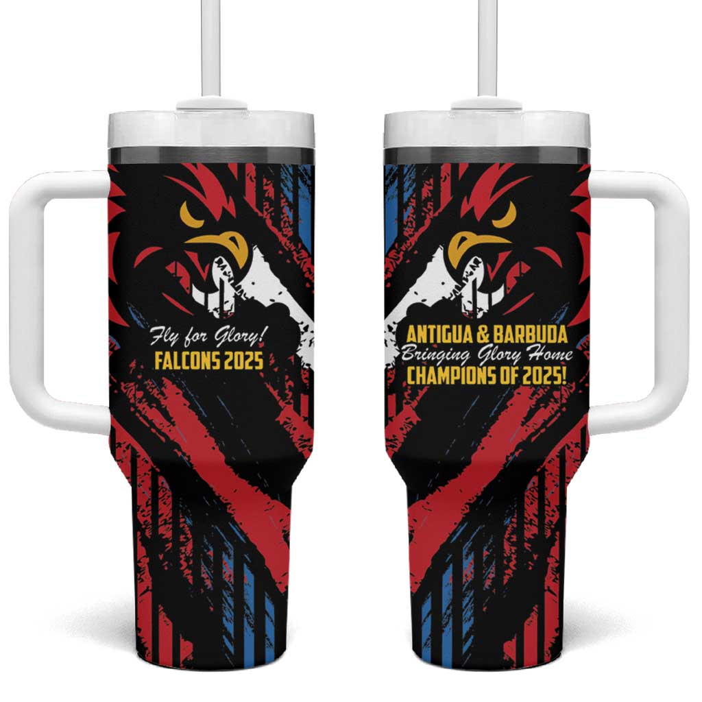 Caribbean Cricket Antigua and Barbuda Tumbler With Handle First Crown Forever Proud - Wonder Print Shop