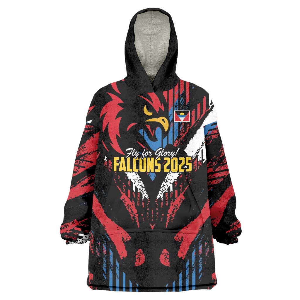 Caribbean Cricket Antigua and Barbuda Wearable Blanket Hoodie First Crown Forever Proud - Wonder Print Shop