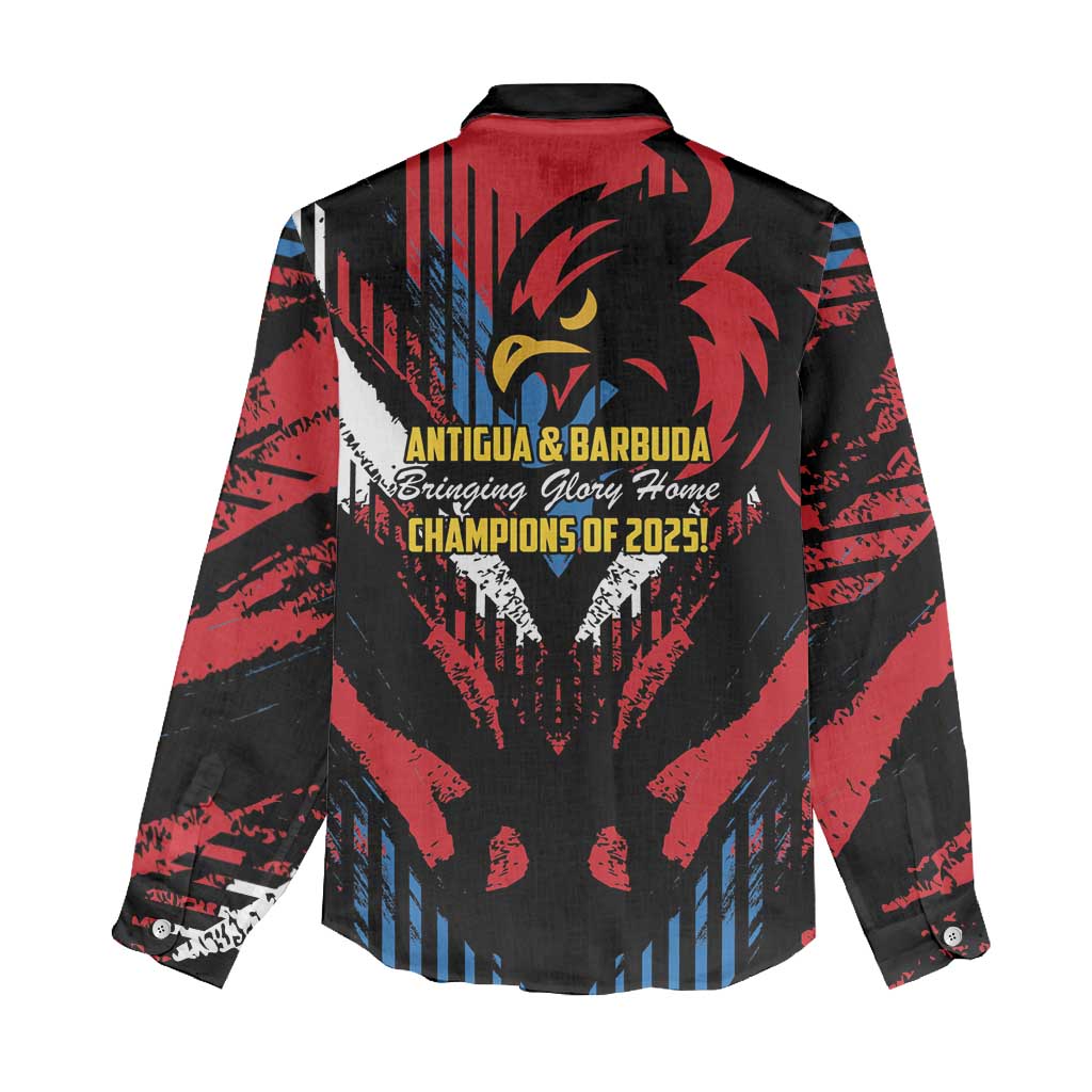 Caribbean Cricket Antigua and Barbuda Women Casual Shirt First Crown Forever Proud - Wonder Print Shop
