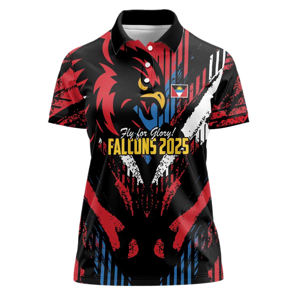 Caribbean Cricket Antigua and Barbuda Women Polo Shirt First Crown Forever Proud - Wonder Print Shop