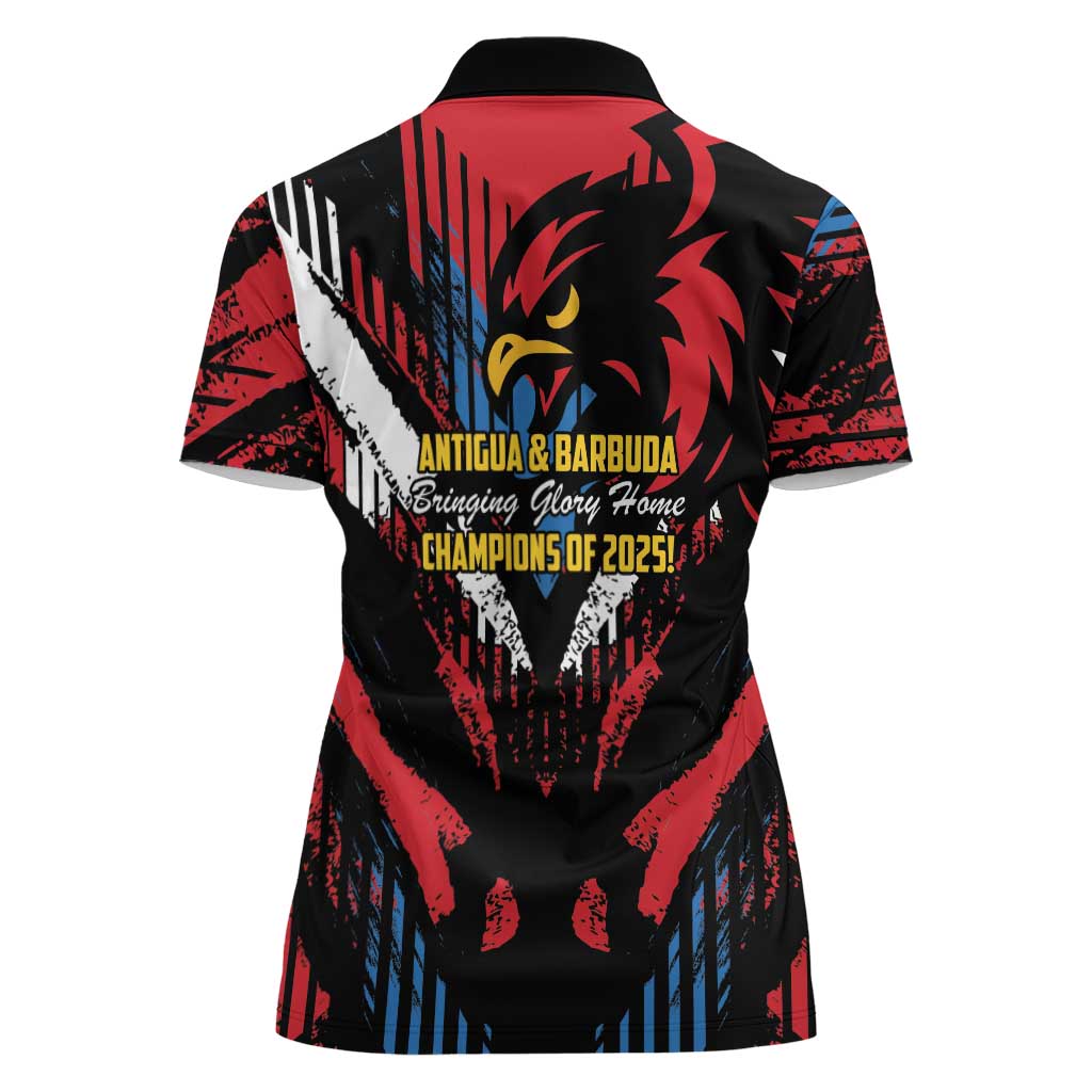 Caribbean Cricket Antigua and Barbuda Women Polo Shirt First Crown Forever Proud - Wonder Print Shop
