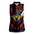 Caribbean Cricket Antigua and Barbuda Women Sleeveless Polo Shirt First Crown Forever Proud - Wonder Print Shop