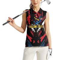 Caribbean Cricket Antigua and Barbuda Women Sleeveless Polo Shirt First Crown Forever Proud - Wonder Print Shop