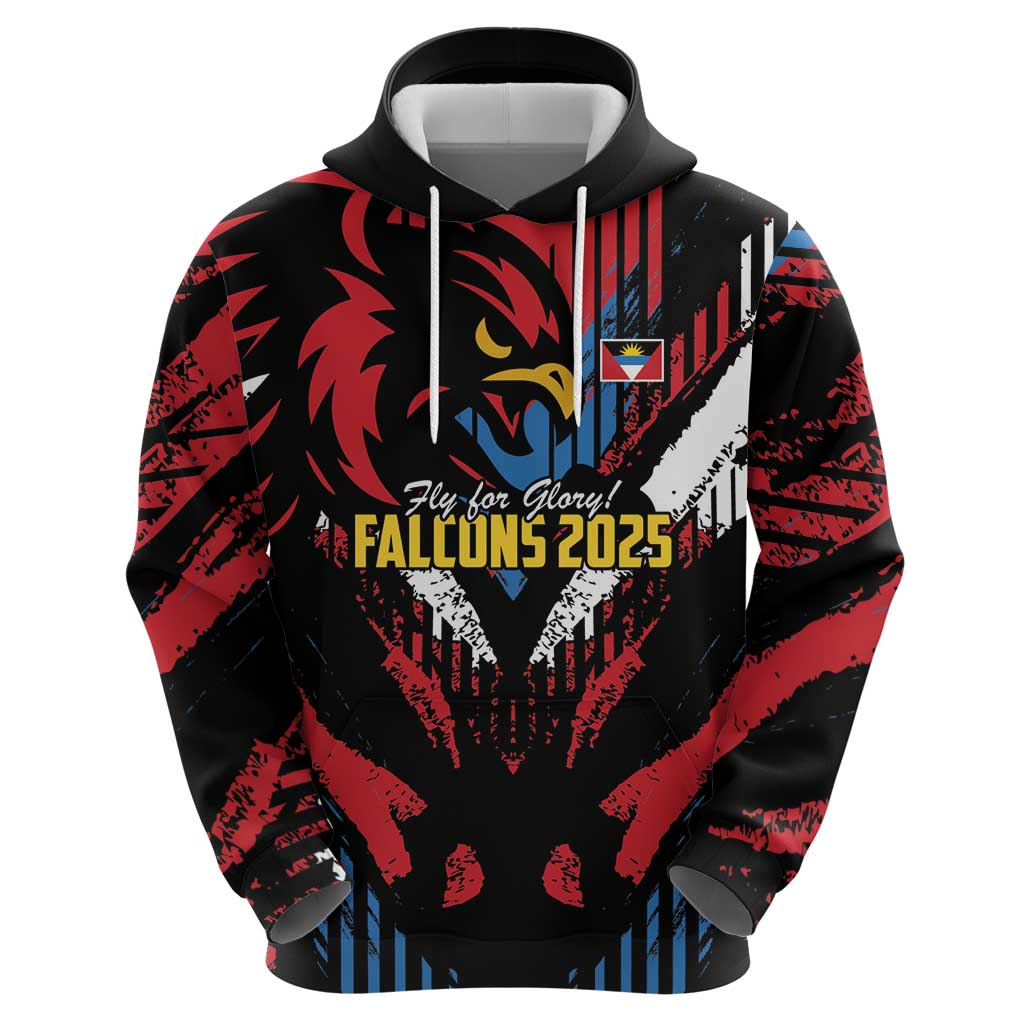 Caribbean Cricket Antigua and Barbuda Zip Hoodie First Crown Forever Proud - Wonder Print Shop