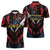 Caribbean Cricket Antigua and Barbuda Zipper Polo Shirt First Crown Forever Proud - Wonder Print Shop