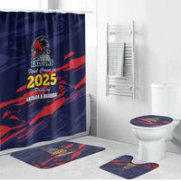 Caribbean Cricket Antigua and Barbuda Bathroom Set History Begins Now - Wonder Print Shop