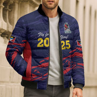 Caribbean Cricket Antigua and Barbuda Bomber Puffer Jacket History Begins Now - Wonder Print Shop