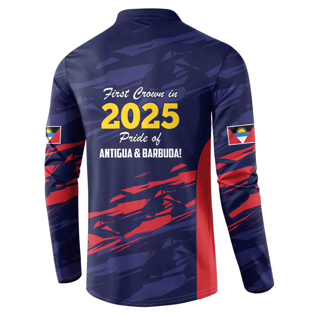 Caribbean Cricket Antigua and Barbuda Button Sweatshirt History Begins Now - Wonder Print Shop