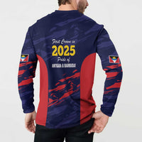 Caribbean Cricket Antigua and Barbuda Button Sweatshirt History Begins Now - Wonder Print Shop