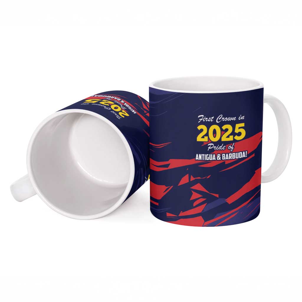 Caribbean Cricket Antigua and Barbuda Ceramic Mug History Begins Now - Wonder Print Shop
