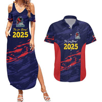 Caribbean Cricket Antigua and Barbuda Couples Matching Summer Maxi Dress and Hawaiian Shirt History Begins Now - Wonder Print Shop