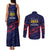 Caribbean Cricket Antigua and Barbuda Couples Matching Tank Maxi Dress and Long Sleeve Button Shirt History Begins Now - Wonder Print Shop