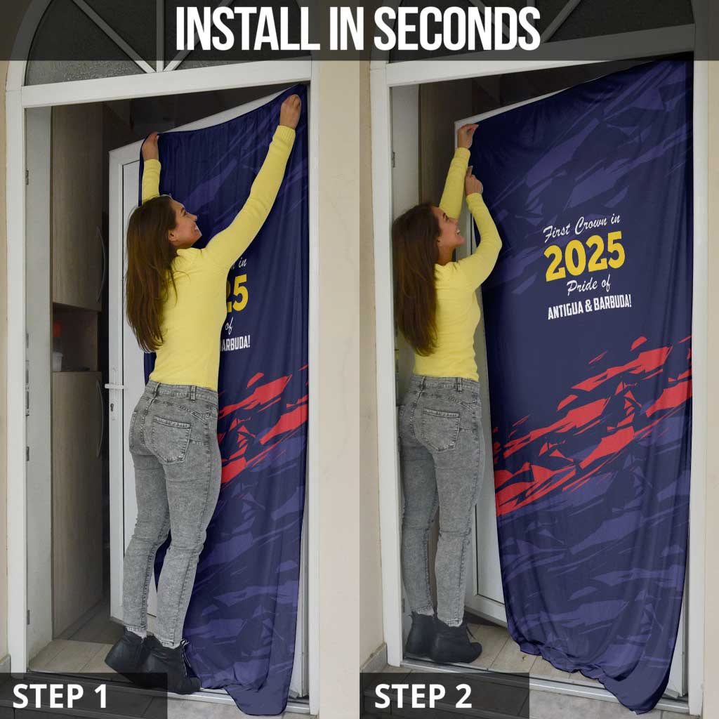 Caribbean Cricket Antigua and Barbuda Door Cover History Begins Now - Wonder Print Shop