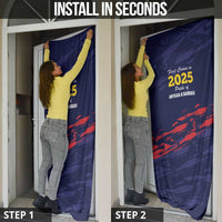 Caribbean Cricket Antigua and Barbuda Door Cover History Begins Now - Wonder Print Shop