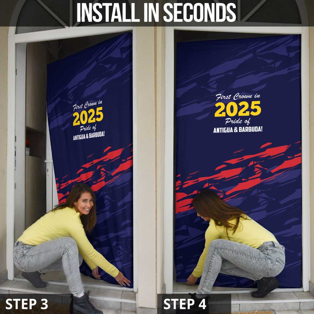 Caribbean Cricket Antigua and Barbuda Door Cover History Begins Now - Wonder Print Shop