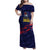 Caribbean Cricket Antigua and Barbuda Family Matching Off Shoulder Maxi Dress and Hawaiian Shirt History Begins Now - Wonder Print Shop