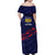 Caribbean Cricket Antigua and Barbuda Family Matching Off Shoulder Maxi Dress and Hawaiian Shirt History Begins Now - Wonder Print Shop