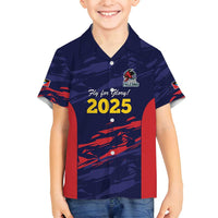 Caribbean Cricket Antigua and Barbuda Family Matching Off Shoulder Maxi Dress and Hawaiian Shirt History Begins Now - Wonder Print Shop