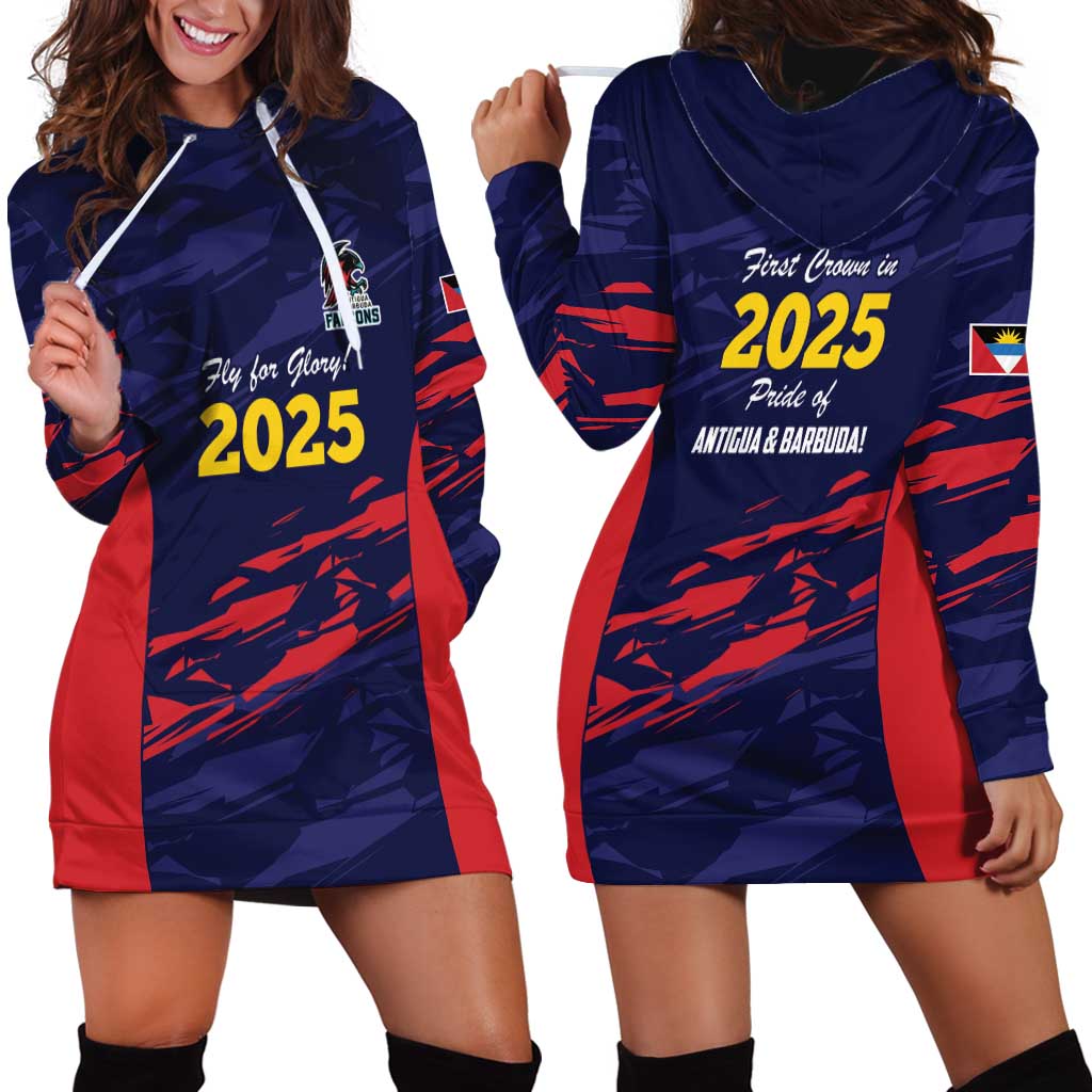 Caribbean Cricket Antigua and Barbuda Hoodie Dress History Begins Now - Wonder Print Shop