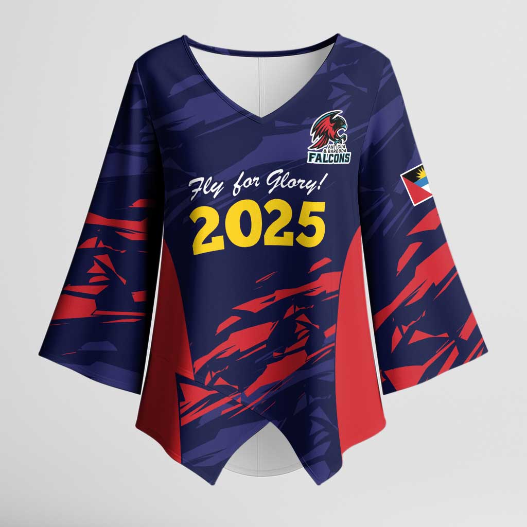 Caribbean Cricket Antigua and Barbuda Kimono Sleeve Blouse History Begins Now - Wonder Print Shop