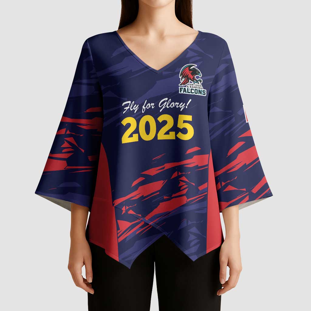 Caribbean Cricket Antigua and Barbuda Kimono Sleeve Blouse History Begins Now - Wonder Print Shop