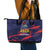 Caribbean Cricket Antigua and Barbuda Leather Tote Bag History Begins Now - Wonder Print Shop