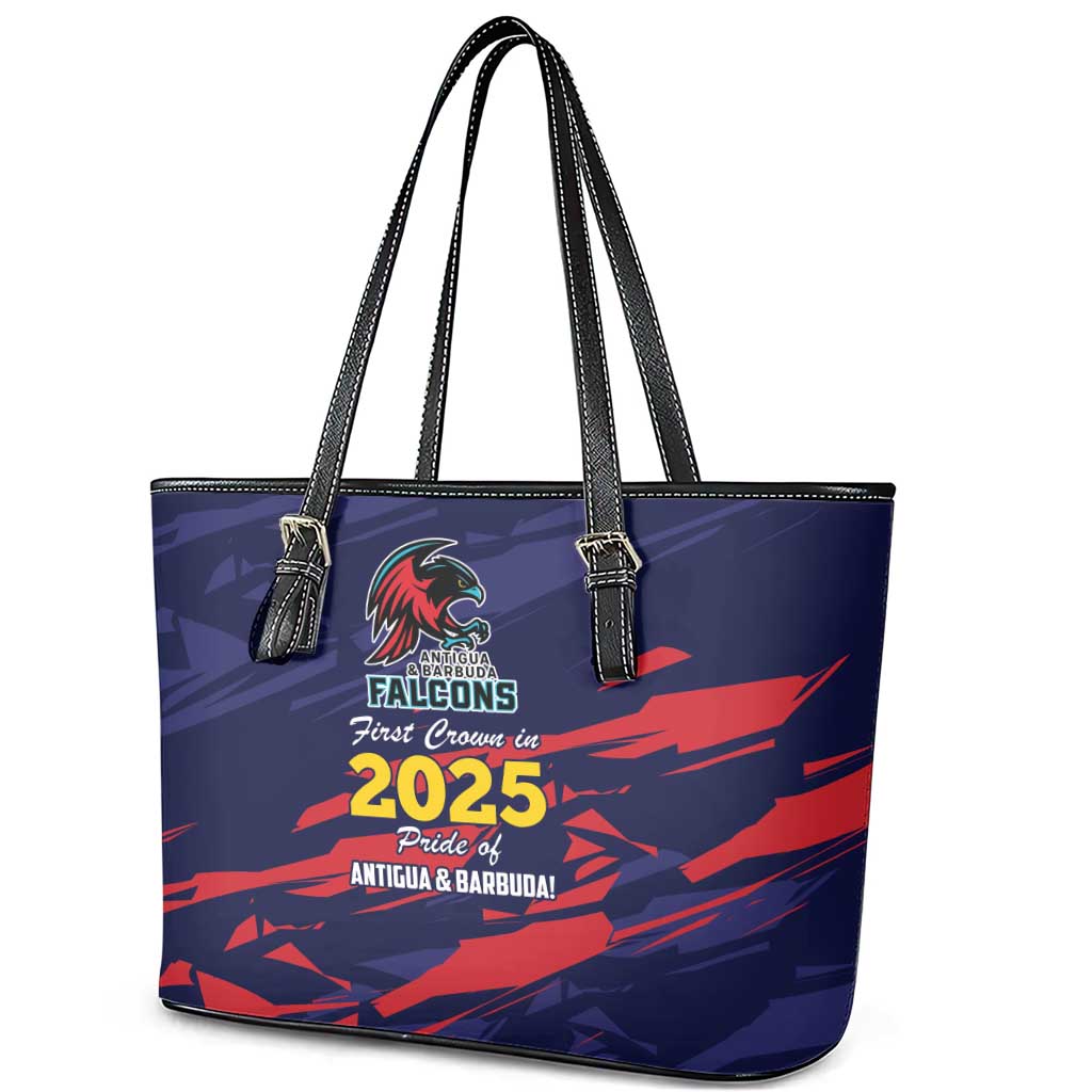 Caribbean Cricket Antigua and Barbuda Leather Tote Bag History Begins Now - Wonder Print Shop