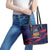 Caribbean Cricket Antigua and Barbuda Leather Tote Bag History Begins Now - Wonder Print Shop