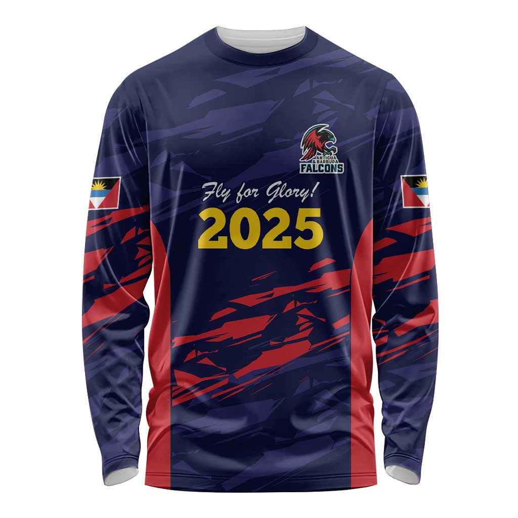 Caribbean Cricket Antigua and Barbuda Long Sleeve Shirt History Begins Now - Wonder Print Shop
