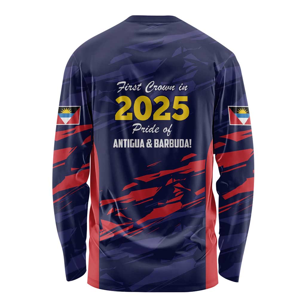 Caribbean Cricket Antigua and Barbuda Long Sleeve Shirt History Begins Now - Wonder Print Shop