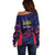 Caribbean Cricket Antigua and Barbuda Off Shoulder Sweater History Begins Now - Wonder Print Shop