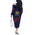 Caribbean Cricket Antigua and Barbuda Off The Shoulder Long Sleeve Dress History Begins Now - Wonder Print Shop