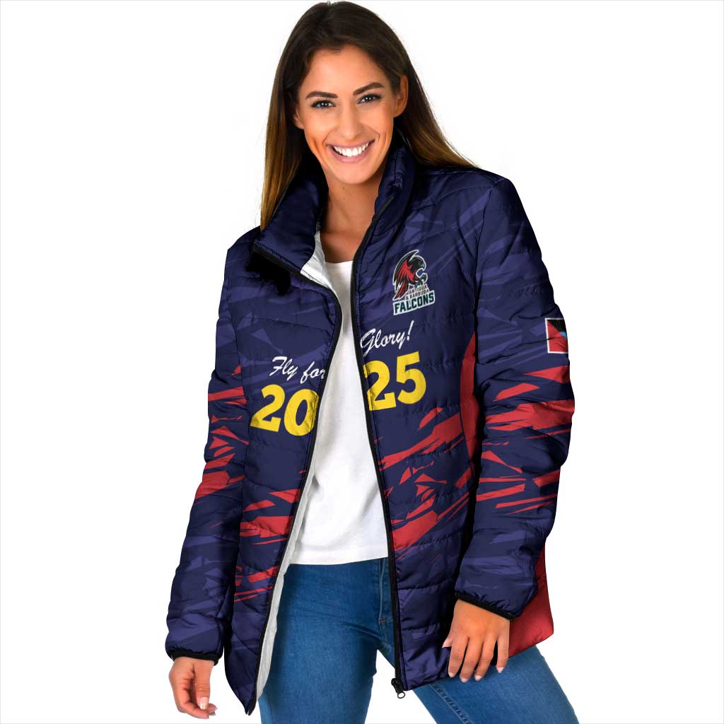 Caribbean Cricket Antigua and Barbuda Padded Jacket History Begins Now - Wonder Print Shop