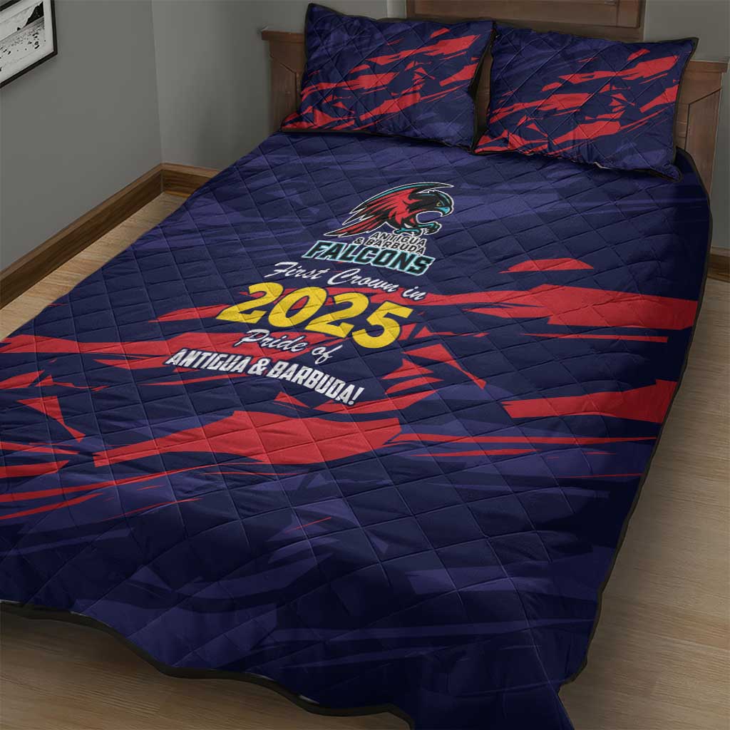 Caribbean Cricket Antigua and Barbuda Quilt Bed Set History Begins Now - Wonder Print Shop