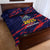 Caribbean Cricket Antigua and Barbuda Quilt Bed Set History Begins Now - Wonder Print Shop