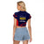 Caribbean Cricket Antigua and Barbuda Raglan Cropped T Shirt History Begins Now - Wonder Print Shop
