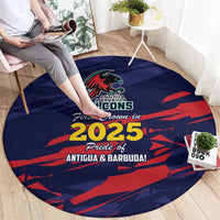 Caribbean Cricket Antigua and Barbuda Round Carpet History Begins Now - Wonder Print Shop