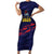 Caribbean Cricket Antigua and Barbuda Short Sleeve Bodycon Dress History Begins Now - Wonder Print Shop