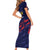Caribbean Cricket Antigua and Barbuda Short Sleeve Bodycon Dress History Begins Now - Wonder Print Shop
