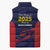 Caribbean Cricket Antigua and Barbuda Sleeveless Puffer Jacket History Begins Now - Wonder Print Shop