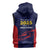 Caribbean Cricket Antigua and Barbuda Sleeveless Zip Hoodie History Begins Now - Wonder Print Shop