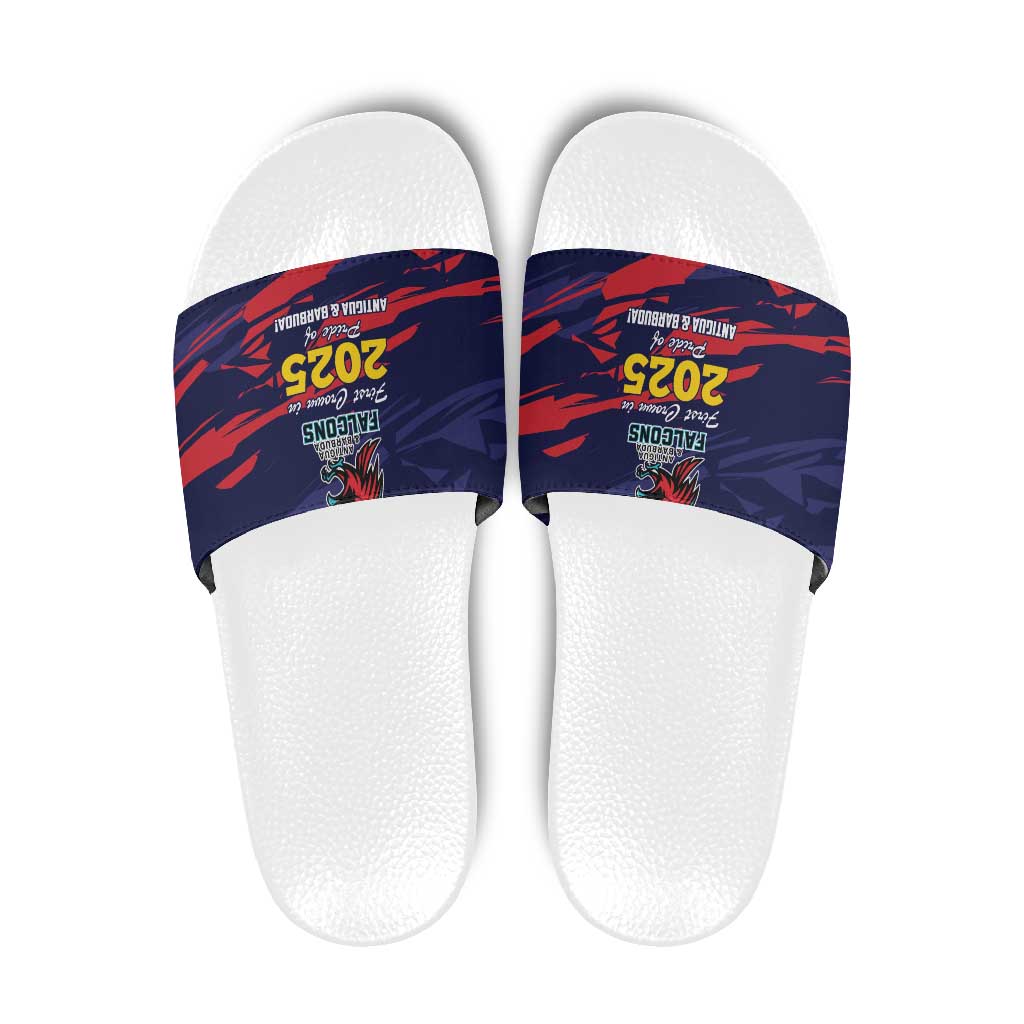 Caribbean Cricket Antigua and Barbuda Slide Sandals History Begins Now - Wonder Print Shop